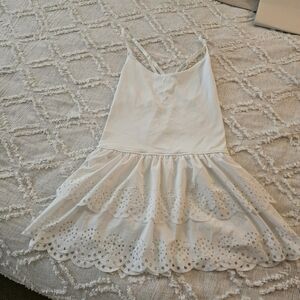 Aerie Offline White Eyelet Tennis Dress Size Medium